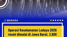 Operasi Keselamatan Lodaya 2026 Dimulai, 2.606 Personel Polda Jabar Siaga!
