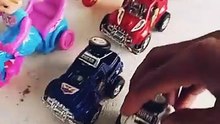 Our toy collection, cars of different colors