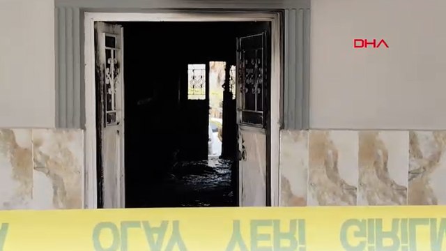 Evde çıkan yangında çift öldü, 2 kişi dumandan etkilendi