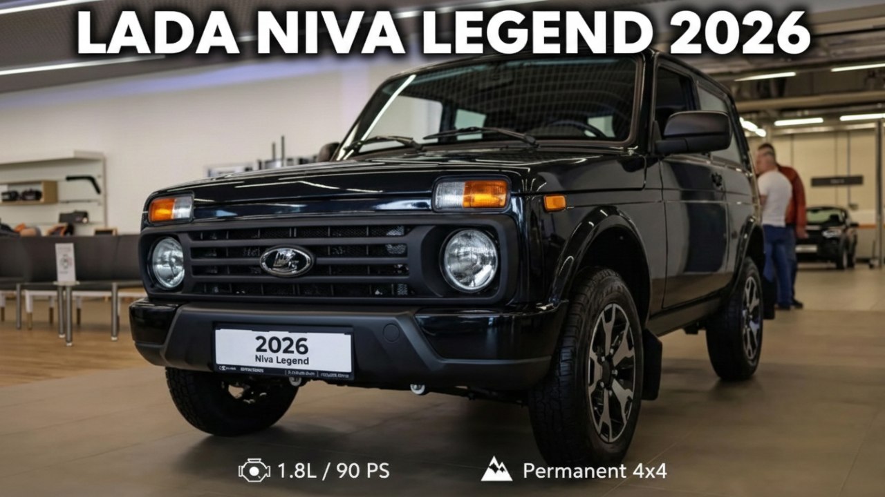 2026 LADA Niva Legend: Neuer Motor mit 90 PS & 1,8-Liter Hubraum