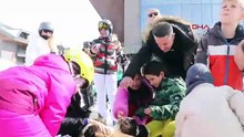 Pastırma ile Sucuk beyaz cennetin maskotu, çocukların tatil arkadaşı oldu
