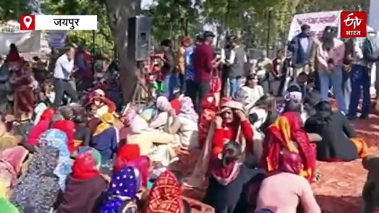 मनरेगा बचाओ संग्राम: मजदूरों और सिविल सोसायटी के साथ कांग्रेस ने दिया धरना, जीने का सहारा थी मनरेगा