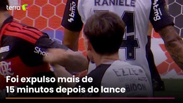 Carrascal merecia a expulsão? Veja análise do VAR sobre decisão polêmica em Flamengo x Corinthians