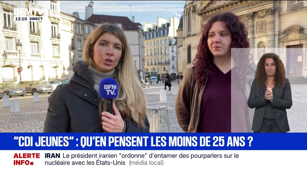 CDI jeunes proposé par le Medef: "Je ne pense pas que ça poussera les jeunes à se mettre sur le marché du travail", réagit Laura, étudiante