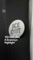 ‘ICE OUT’ Pin:  A Grammys Highlight