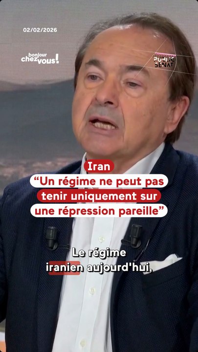 Iran : "Un régime ne peut pas tenir uniquement sur une répression pareille"