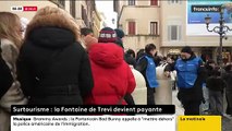 Rome: Face à l’afflux de touristes, l’accès à la célèbre fontaine de Trevi devient payant à partir d'aujourd'hui - Depuis un an, l'accès est encadré - VIDEO