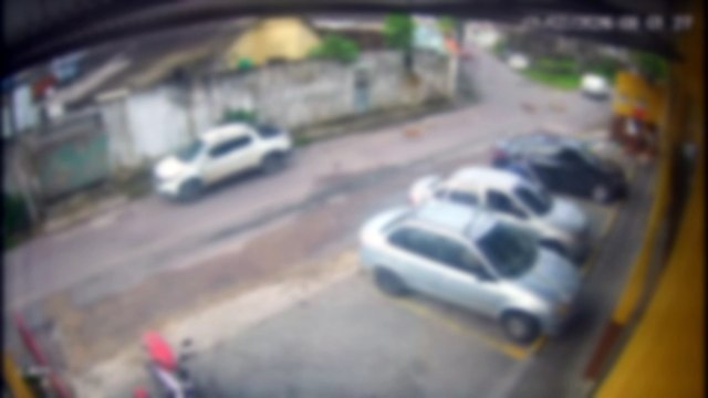 IMAGENS FORTES: Viatura da PM atropela e mata dois cachorros e deixa local sem prestar socorro