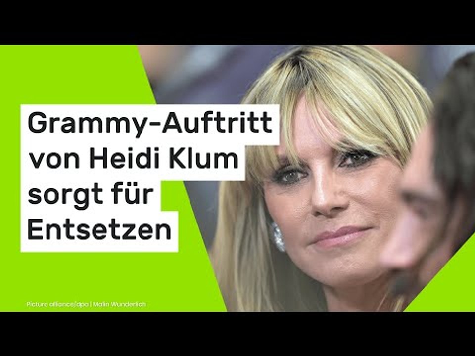Heidi Klum: Spott ohne Ende – Grammy-Auftritt von "La Klum" sorgt für Entsetzen