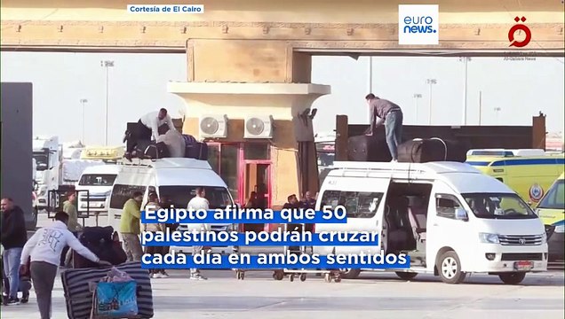 Israel reabre el paso fronterizo de Rafah con Egipto para un tráfico limitado