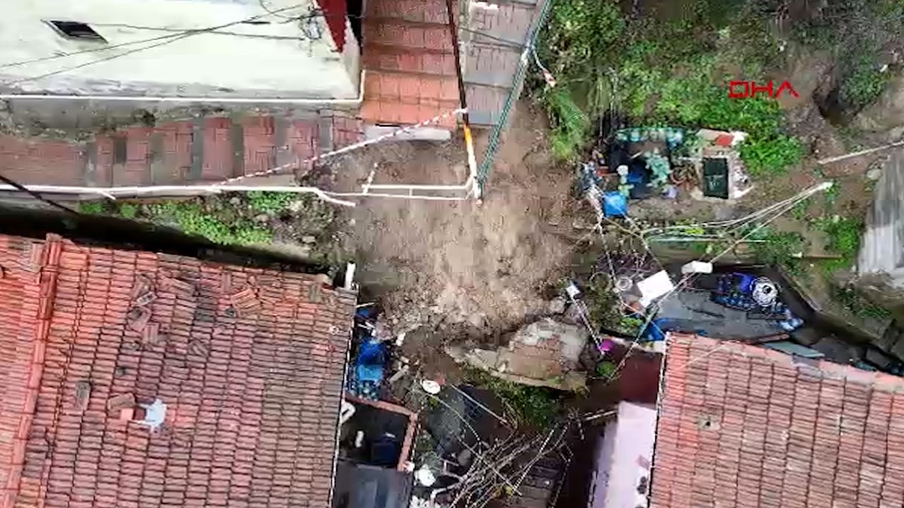 Sarıyer'de merdiven çöktü; 31 kişinin yaşadığı 4 bina tahliye edildi