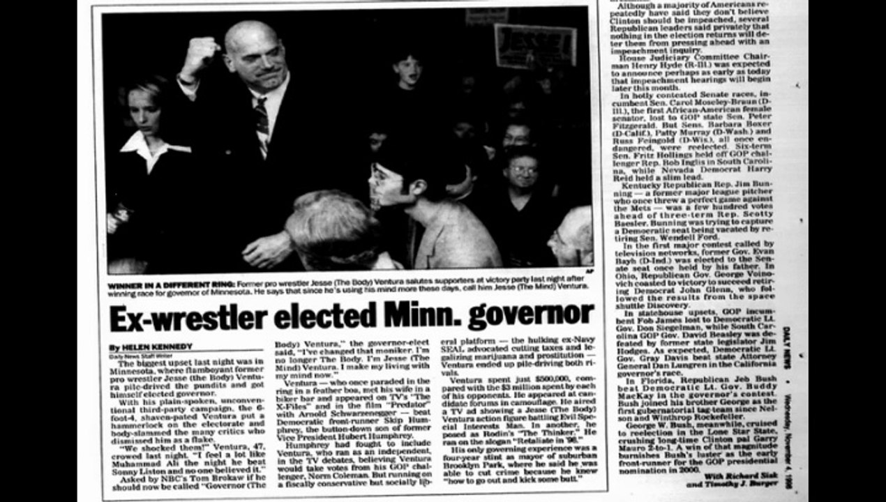 Did Jesse Ventura's Role In The Running Man & Predator ('87) Hint At January, 2026 Minnesota Events?