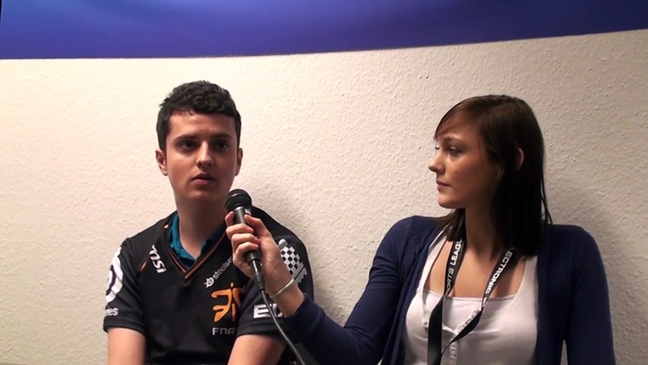 Fnatic sOAZ interviewed at IEM Cologne