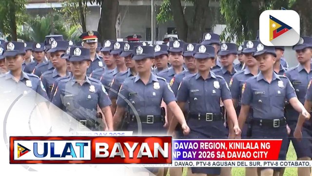 Dedikasyon ng mga pulis sa Davao region, kinilala ng PRO Xl sa pagdiriwang ng PNP Day 2026 sa Davao City | ulat ni Jaira Mondez ng PTV Davao