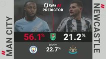 Manchester City v Newcastle - Opta Predictor