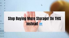 Stop Buying More Storage! Do THIS Instead 💻