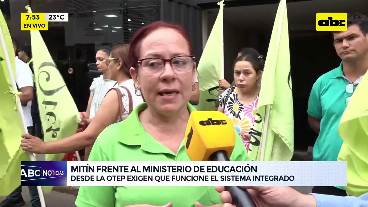 Docentes de OTEP-SN exigen que vuelva a funcionar el Sistema Integrado de Gestión del MEC