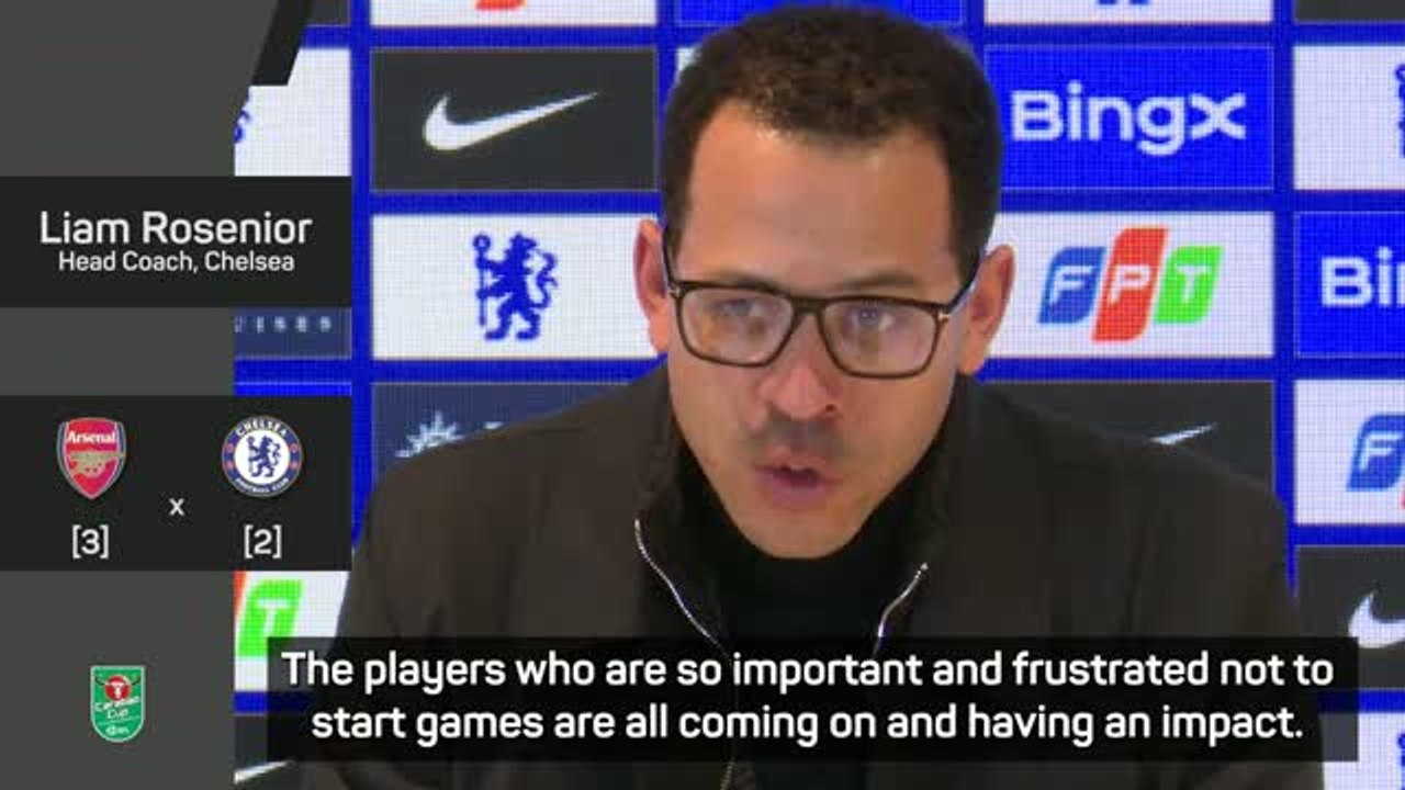Arsenal are the favourites in Carabao Cup clash - Rosenior