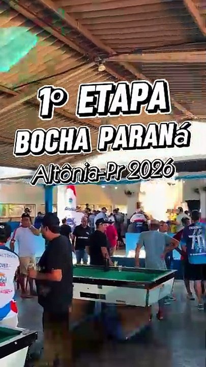 Altônia abre temporada do Bocha Paraná 2026 com recorde de atletas e jogos de alto nível