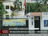 República Dominicana y Venezuela restablecen conexión aérea y servicios consulares
