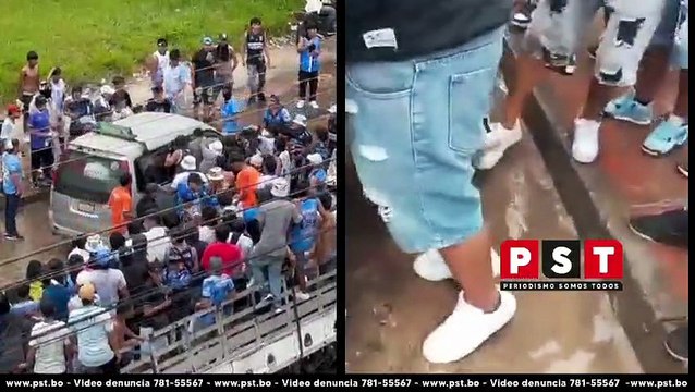 HINCHAS DE BLOOMING AGREDEN A JOVEN DE BARRA RIVAL EN MINIBÚS PREVIO AL CLÁSICO CRUCEÑO