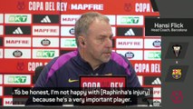 Flick angry about Raphinha's injury