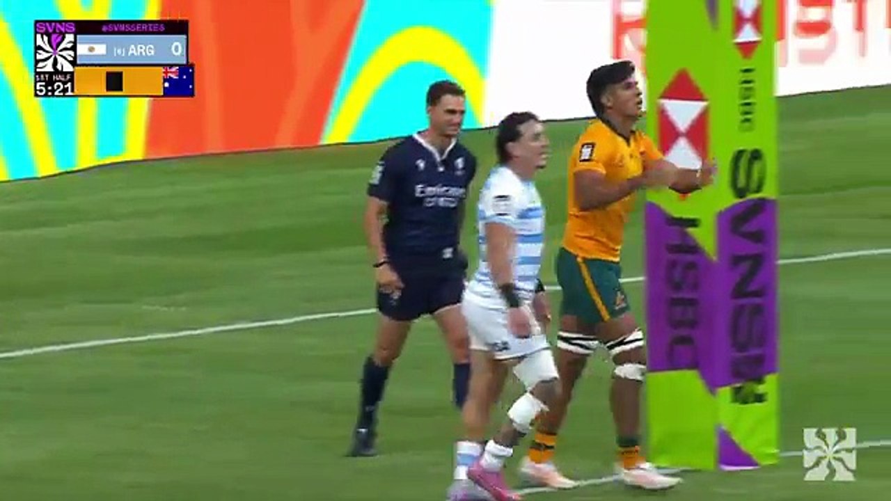 Wallabies y Pumas se enfrentan | Argentina vs Australia | HSBC SVNS Singapur 2026 | Resumen masculino
