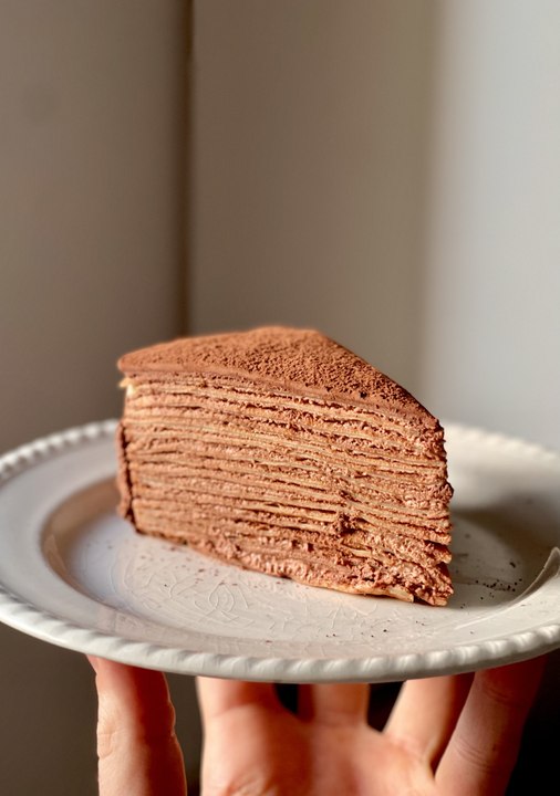 Gâteau de Crêpes Vanille et Chocolat 🥞 | Recette Gourmande Chandeleur avec Mousse au Chocolat