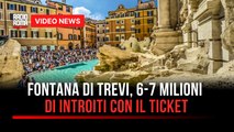 Fontana di Trevi, 6-7 milioni di introiti con il ticket