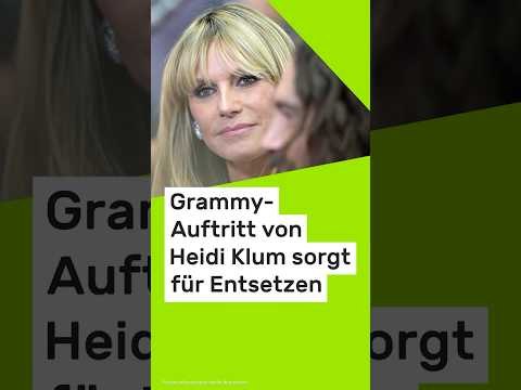 Heidi Klum: Spott ohne Ende – Grammy-Auftritt von La Klum sorgt für Entsetzen