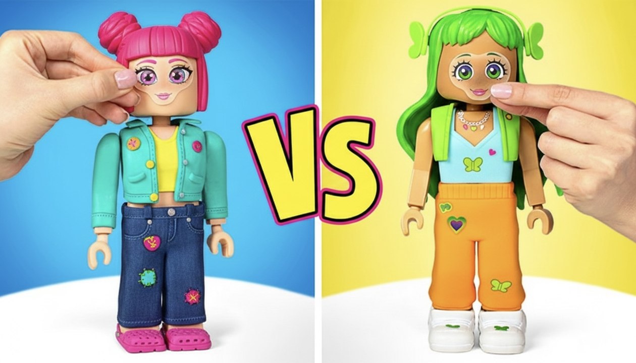 Poupée DIY Fait Main VS Poupée Fashion 😍👗 | Défi Makeover en Argile ✨🧑‍🎨