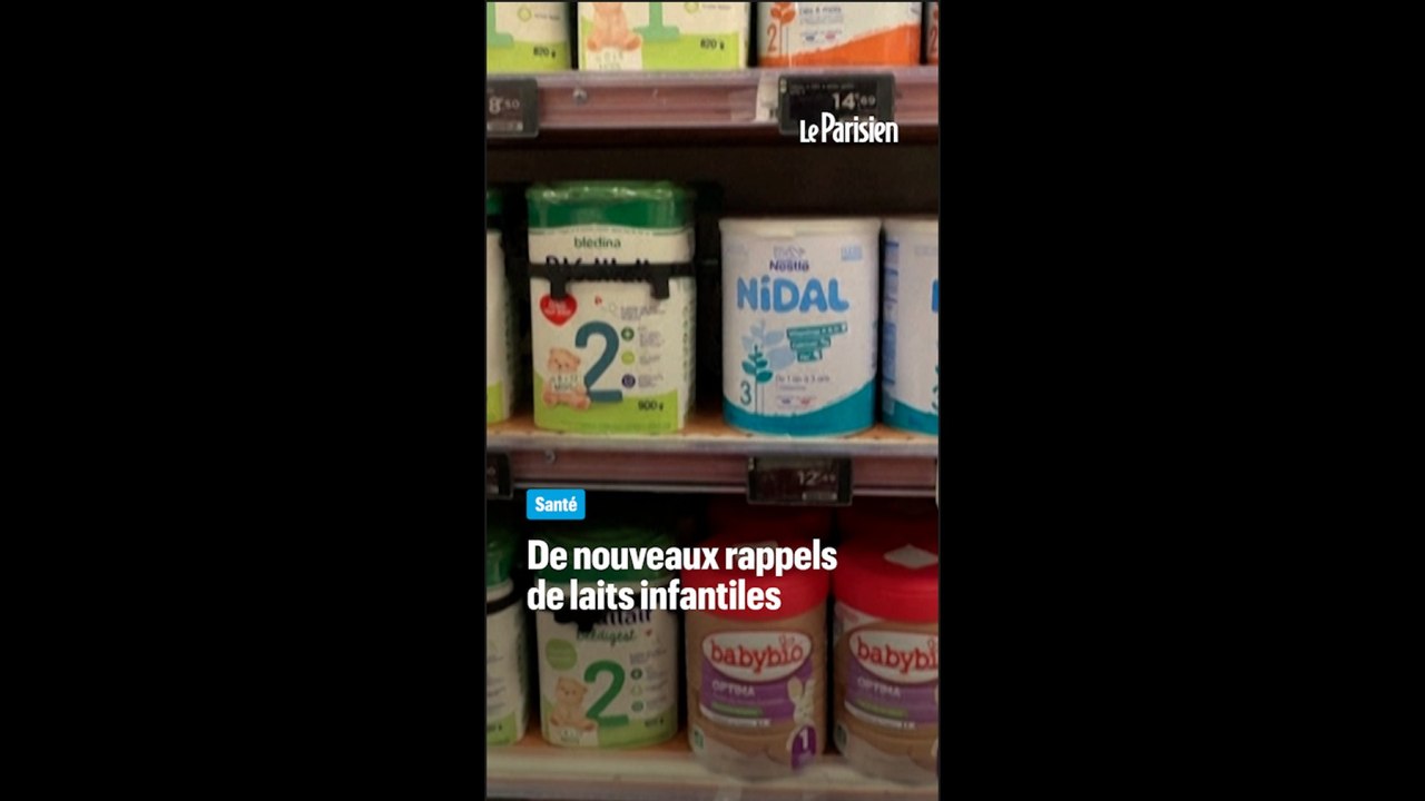 De nouveaux rappels de laits infantiles