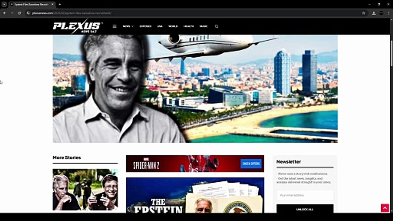 Plexus News: Epstein Files - Barcelona Revealed as Recruitment Hub
