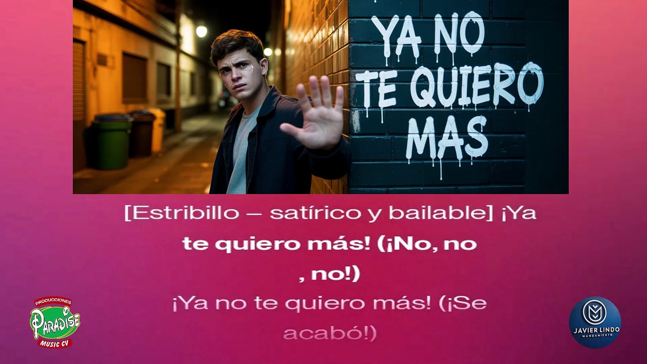 YA NO TE QUIERO MAS AUTOR JAVIER LINDO M.