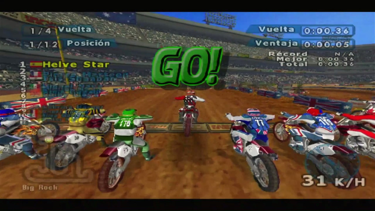 MX World Tour PS2 - Modo Carrera - Parte 14 - PS3 Super Slim