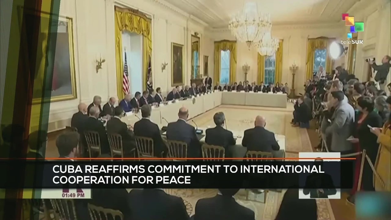 FTS 12:30 02-02: Cuba reaffirms commitment to international cooperation for peace