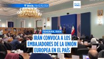 Irán convoca a los embajadores de la UE para protestar por la designación del IRGC como grupo terrorista