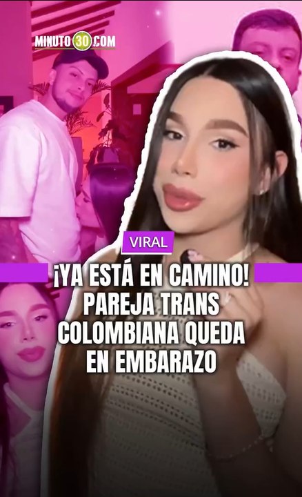 La modelo trans paisa Luisa García y su novio Liam se volvieron virales tras anunciar que serán padres.