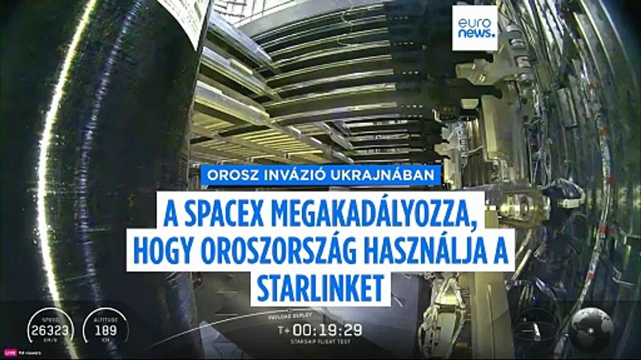 A SpaceX és az ukrán védelmi minisztérium közösen akadályozza meg, hogy Oroszország használja a Starlinket