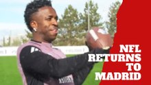 Vinícius Júnior serves as the NFL’s messenger for its 2026 return to the Santiago Bernabéu