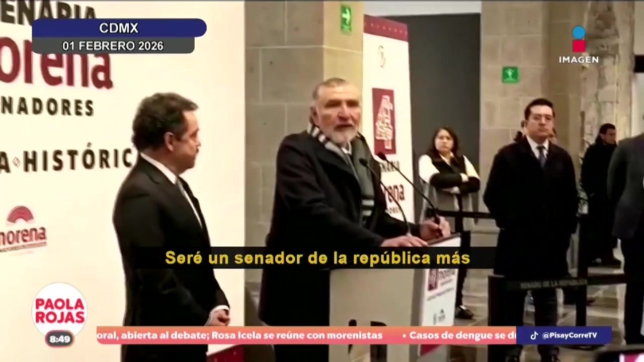 Adán Augusto deja la coordinación de Morena en el Senado | DPC con Paola Rojas