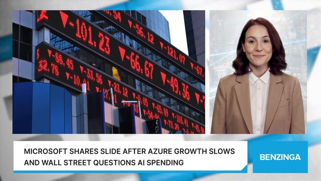 Microsoft Shares Slide After