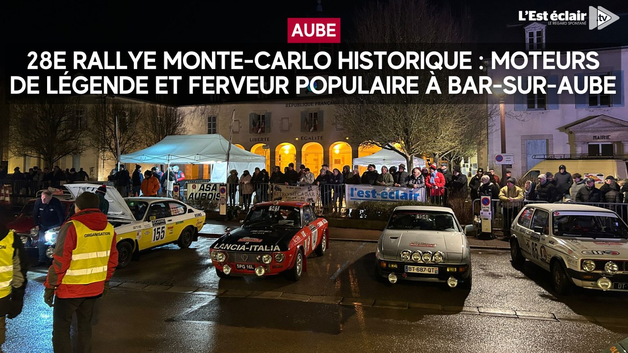 28e rallye Monte-Carlo historique : moteurs de légende et ferveur populaire à Bar-sur-Aube