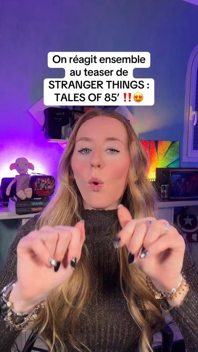 On réagit au teaser du spin-of de STRANGER THINGS : TALES OF 85’‼️😍