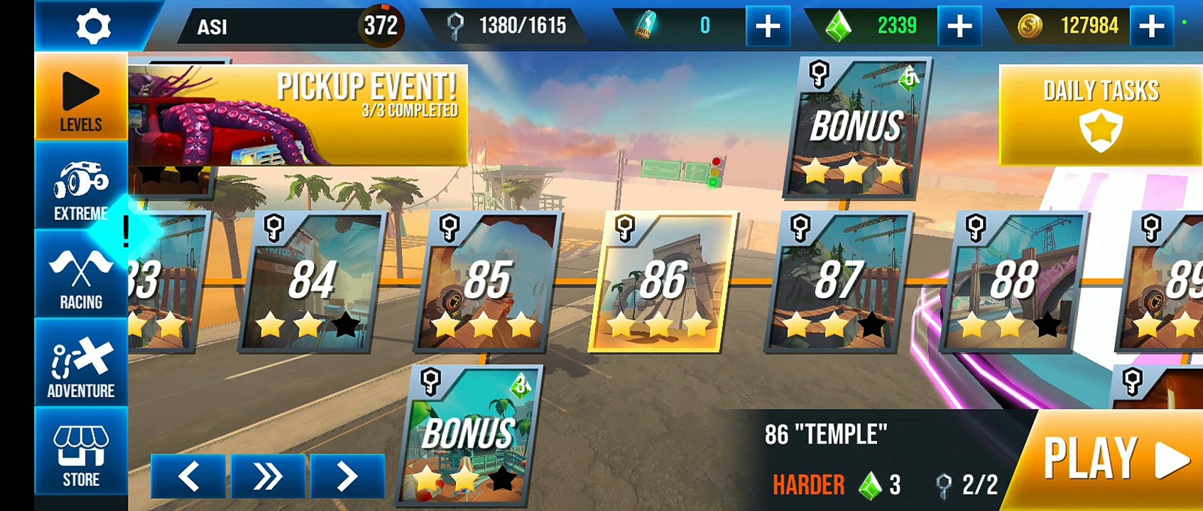Stunt Car Extreme Level 86 "TEMPLE"