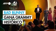 Bad Bunny se alza con histórico Grammy a álbum del año