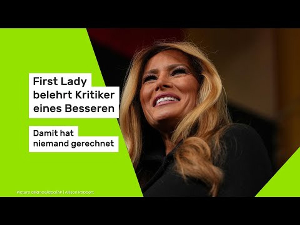 Melania Trump: First Lady belehrt Kritiker eines Besseren - damit hat niemand gerechnet