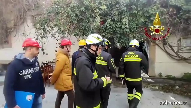 Niscemi, messa in sicurezza e recupero opere arte dei Vigili del Fuoco