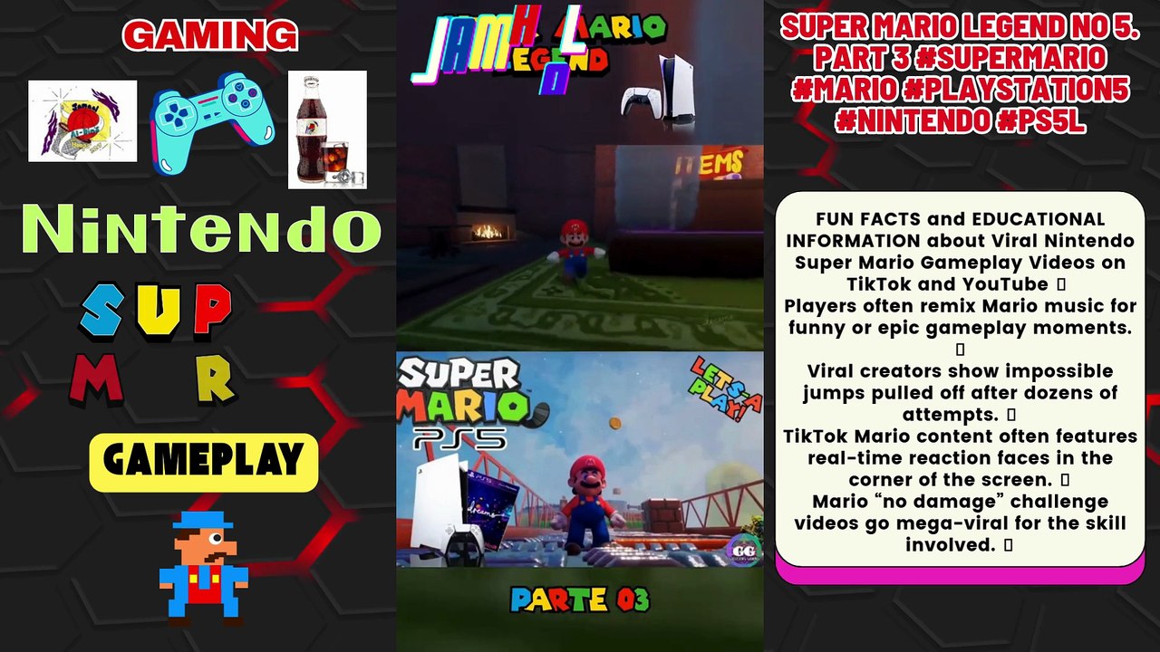 #NINTENDO SUPER MARIO #GAMEPLAY🎮 Ep6 Super Mario Legend No 5. Part 3 #supermario #mario #playstation5 #nintendo #ps5l