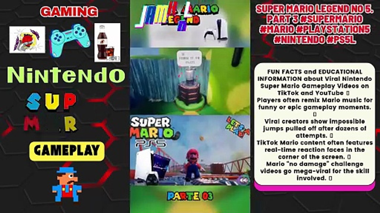 #NINTENDO SUPER MARIO #GAMEPLAY🎮 Ep9 Super Mario Legend No 5. Part 3 #supermario #mario #playstation5 #nintendo #ps5l